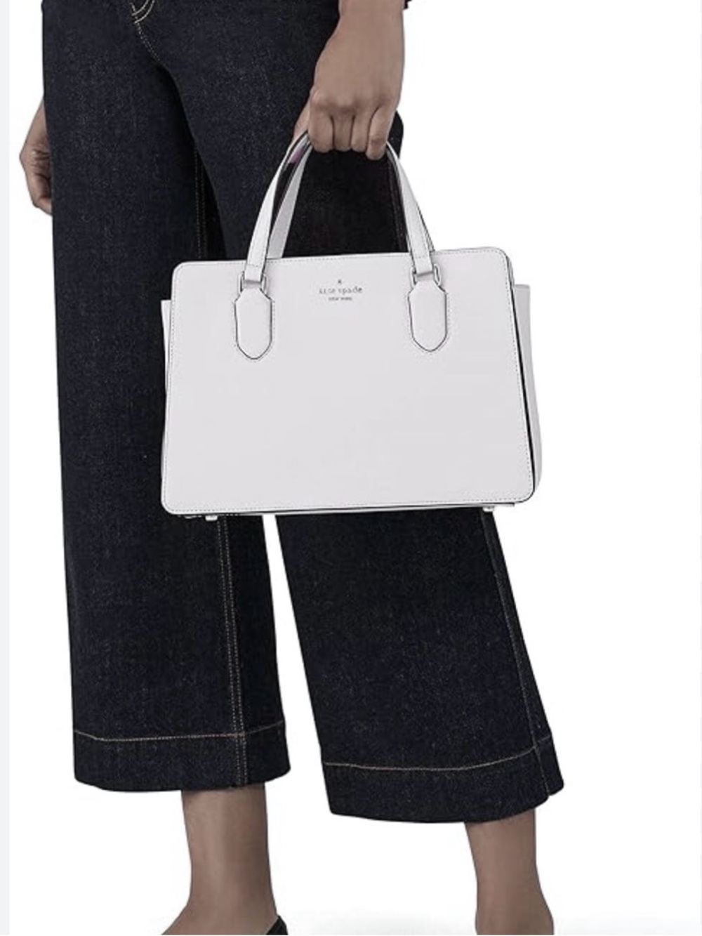 kate spade Laurel way Reese’s White Structured Top-Handle Satchel